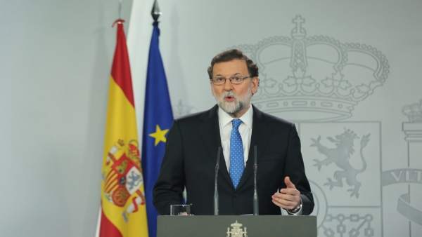 Rajoy comparece en Moncloa tras el Consejo de Ministros Rajoy comparece en Moncloa tras el Consejo de Ministros