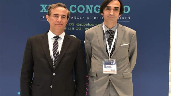 El vicepresidente de la SERV y el especialista Luis Arias barquet El vicepresidente de la SERV y el especialista Luis Arias barquet