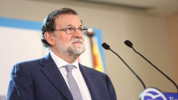 Rajoy en un acto del PP en Girona Rajoy en un acto del PP en Girona