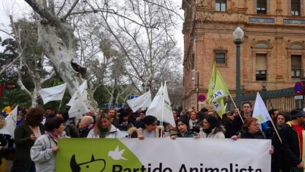 Manifestación de Pacma Manifestación de Pacma