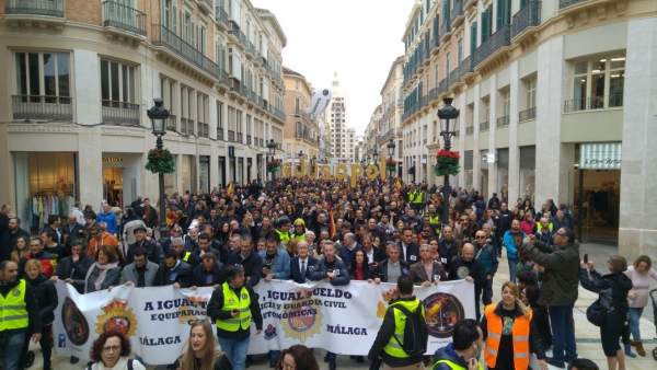 Jusapol Málaga manifestación Jusapol Málaga manifestación