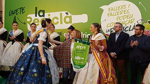 Acto de 'La Reciclà' Acto de 'La Reciclà'