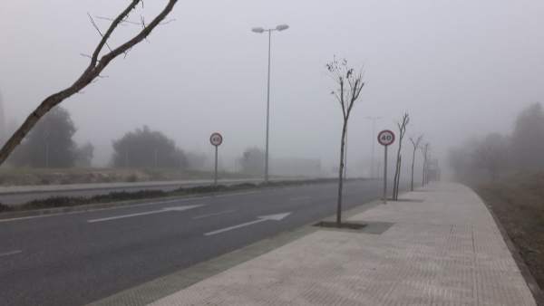 Calle con viento Calle con viento