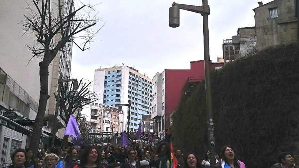 Manifestación feminista en Vigo Manifestación feminista en Vigo