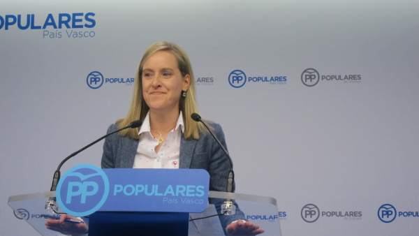 La secretaria general del PP vasco, Amaya Fernández La secretaria general del PP vasco, Amaya Fernández