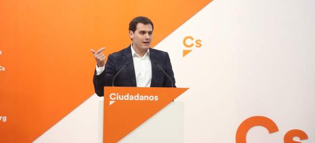 Rueda de prensa de Rivera tras la reunión del Comité Permanente de Ciudadanos