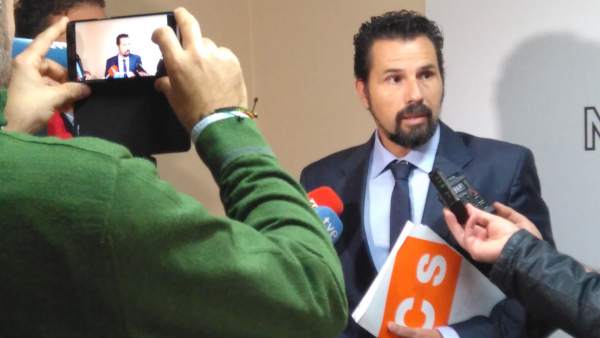 El portavoz de Cs, Mario Gómez, en una imagen de archivo El portavoz de Cs, Mario Gómez, en una imagen de archivo