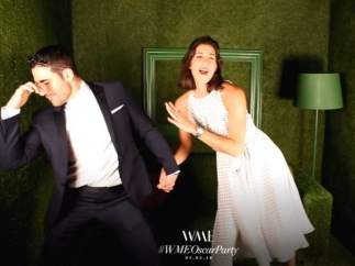Garbiñe Muguruza y Miguel Ángel Silvestre