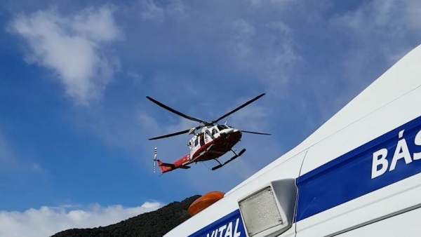 Evacuación en helicóptero Evacuación en helicóptero