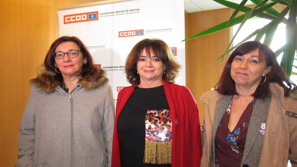 Marta Mori, Lola Santillana Y Susana Santos Ccoo Marta Mori, Lola Santillana Y Susana Santos Ccoo