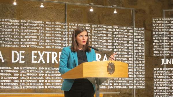 La portavoz de la Junta de Extremadura, Isabel Gil Rosiña La portavoz de la Junta de Extremadura, Isabel Gil Rosiña