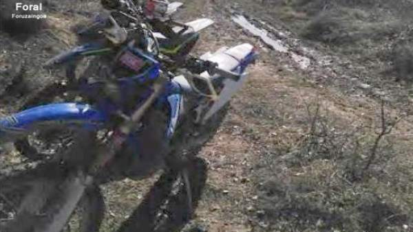 Motos denunciadas en Tajonar. Motos denunciadas en Tajonar.