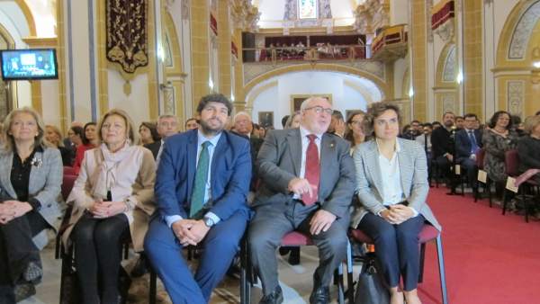 Fernando López Miras, Con Mendoza Y La Ministra De Sanidad Fernando López Miras, Con Mendoza Y La Ministra De Sanidad