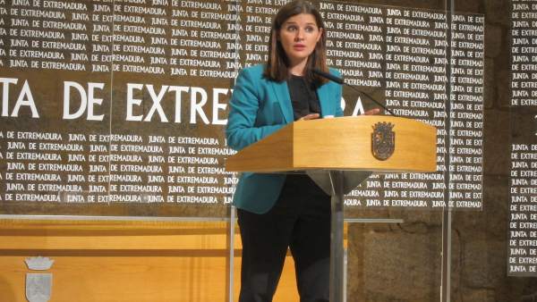La portavoz de la Junta de Extremadura, Isabel Gil Rosiña La portavoz de la Junta de Extremadura, Isabel Gil Rosiña