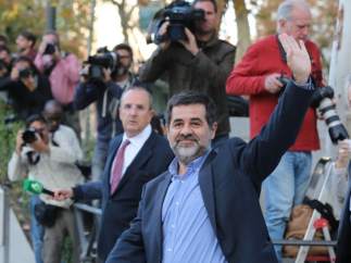 Jordi Sánchez acude a declarar a la Audiencia Nacional.