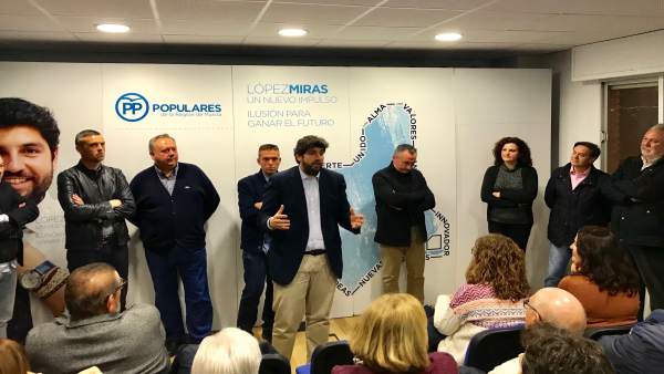 Imagen de López Miras en el acto de Caravaca Imagen de López Miras en el acto de Caravaca