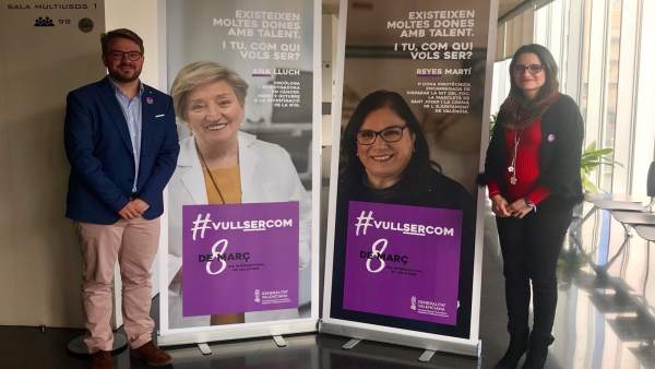 Mónica Oltra en la presentación de la campaña por el 8 de marzo Mónica Oltra en la presentación de la campaña por el 8 de marzo