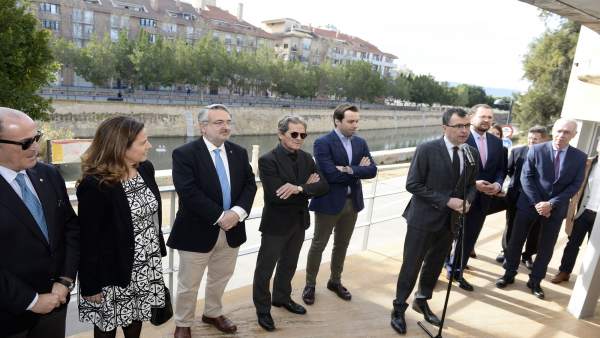 El alcalde de Murcia durante la presentación dl proyecto 'Murcia Río' El alcalde de Murcia durante la presentación dl proyecto 'Murcia Río'