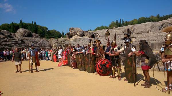 Recreación histórica en Itálica Recreación histórica en Itálica