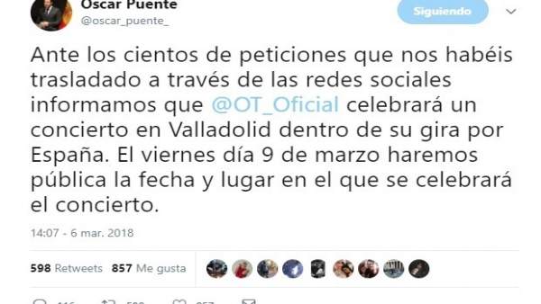 Mensaje de Puente en Twitter Mensaje de Puente en Twitter