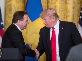 Donald Trump y Stefan Lofven
