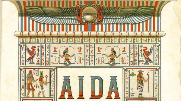 Partitura de Aida, 1888 Partitura de Aida, 1888