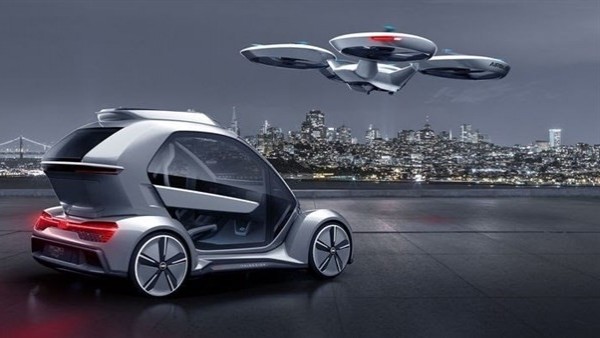 Dron de Audi, Italdesign y Airbus Dron de Audi, Italdesign y Airbus