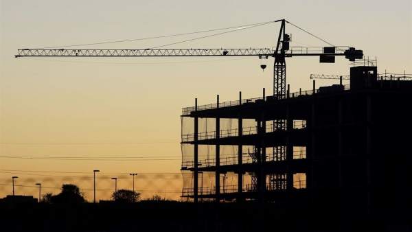 Imagen de un edificio en construcción Imagen de un edificio en construcción