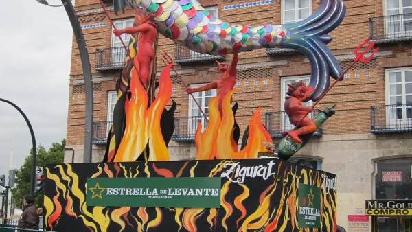 El catafalco de la Sardina El catafalco de la Sardina