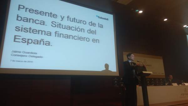 Jaime Guardiola, consejero delegado del Banco Sabadell en Forinvest Jaime Guardiola, consejero delegado del Banco Sabadell en Forinvest