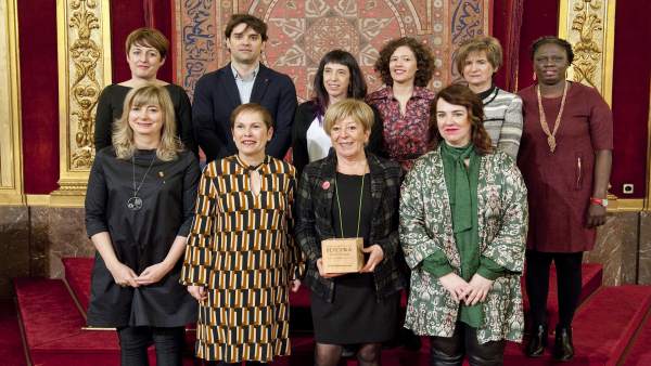 Blanca Fernández Viguera, premio Berdina a la Igualdad de Navarra. Blanca Fernández Viguera, premio Berdina a la Igualdad de Navarra.