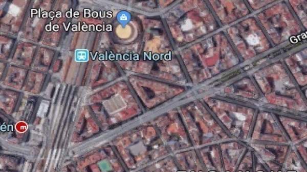 Entorno del túnel en Russafa Entorno del túnel en Russafa
