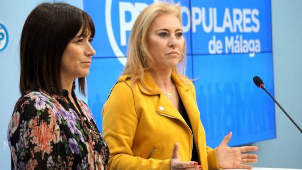 Carolina España y Ruth Sarabia. PP Málaga Carolina España y Ruth Sarabia. PP Málaga