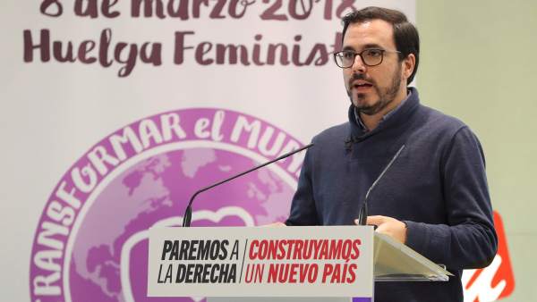 Alberto Garzón, coordinador federal de IU. Alberto Garzón, coordinador federal de IU.