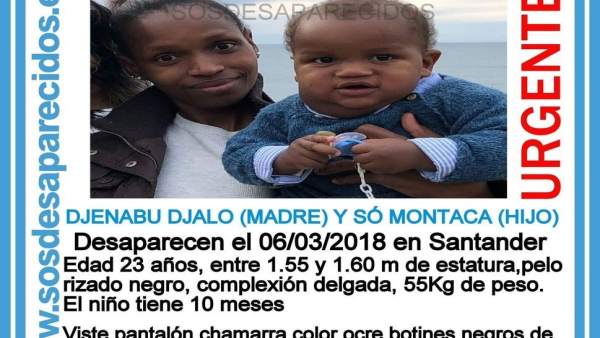Cartel para la búsqueda de la madre y el hijo desaparecidos en Cantabria Cartel para la búsqueda de la madre y el hijo desaparecidos en Cantabria