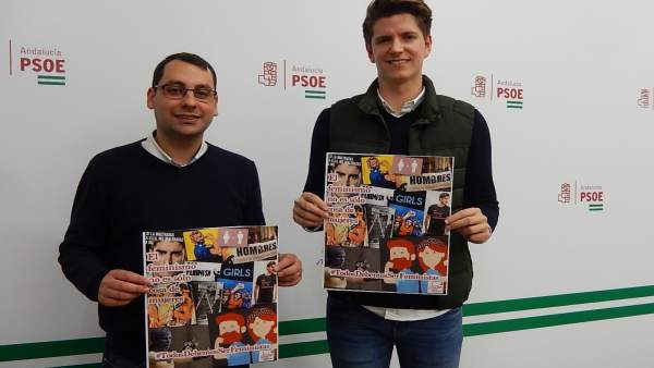 López y Garcia en la sede del PSOE de Córdoba López y Garcia en la sede del PSOE de Córdoba