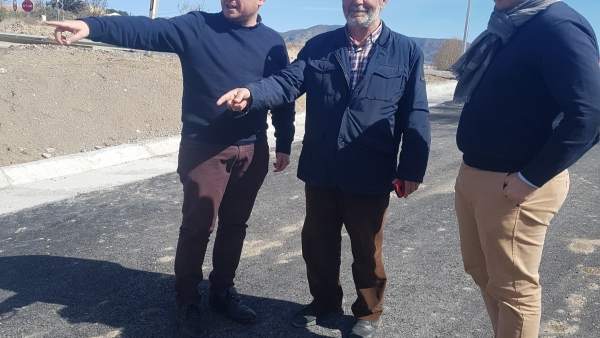 Visita a las obras de seguridad en Armuña del Almanzora Visita a las obras de seguridad en Armuña del Almanzora