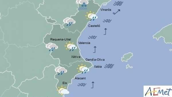 Predicción de este jueves Predicción de este jueves