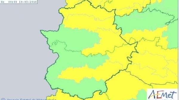 Avisos meteorológicos para el viernes en Extremadura Avisos meteorológicos para el viernes en Extremadura