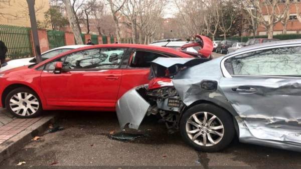 Estado en el que ha quedado el coche Estado en el que ha quedado el coche