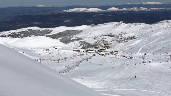 La estación de esquí de Sierra Nevada La estación de esquí de Sierra Nevada