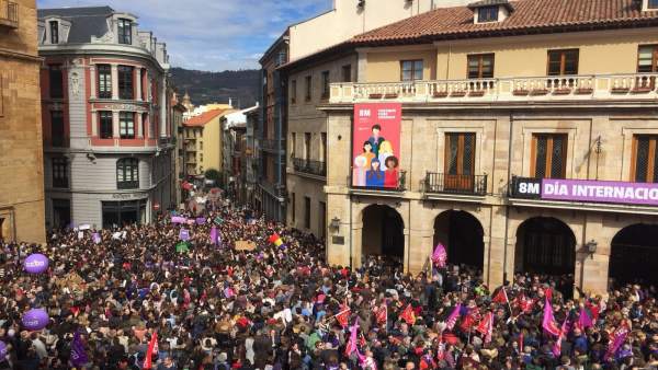 Imagen de la concentración. Imagen de la concentración.
