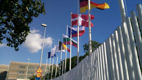 Entrada a la EUIPO, en Alicante Entrada a la EUIPO, en Alicante