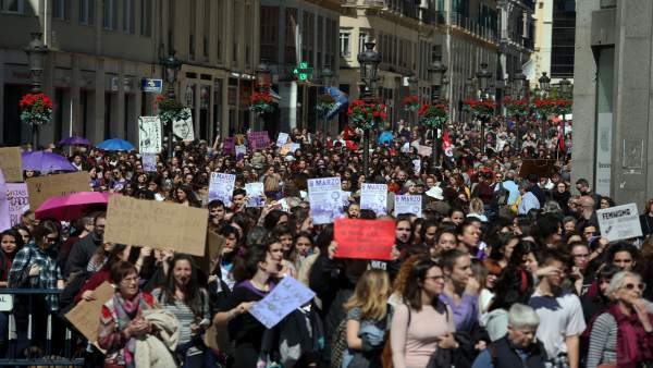 Concentración 8 de marzo en Málaga Concentración 8 de marzo en Málaga