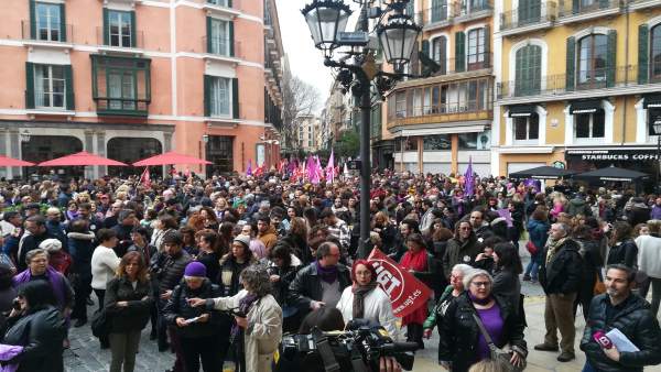 Concentración Esta Mañana En Cort Concentración Esta Mañana En Cort