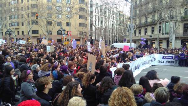 Manifestación feminista de Barcelona Manifestación feminista de Barcelona