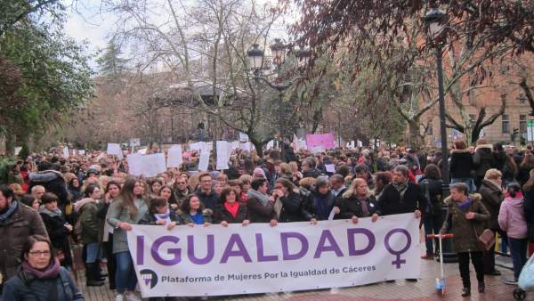 Manifestación en Cáceres Manifestación en Cáceres