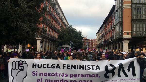 Valladolid.- Cabecera de la manifestación en Fuente Dorada. Valladolid.- Cabecera de la manifestación en Fuente Dorada.