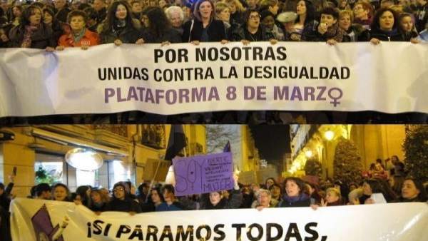 Manifestaciones feministas en Logroño Manifestaciones feministas en Logroño