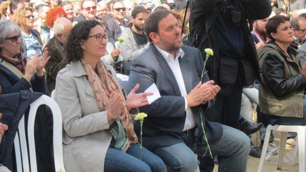 M.Rovira y O.Junqueras, ERC. M.Rovira y O.Junqueras, ERC.